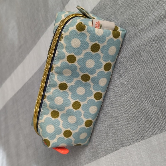 Orla Kiely Set Macinasale E Pepe In Legno Di Acacia – Design Lineare, Colori Crema E Ardesia, 2 Pezzi, Eleganza Per La Tavola